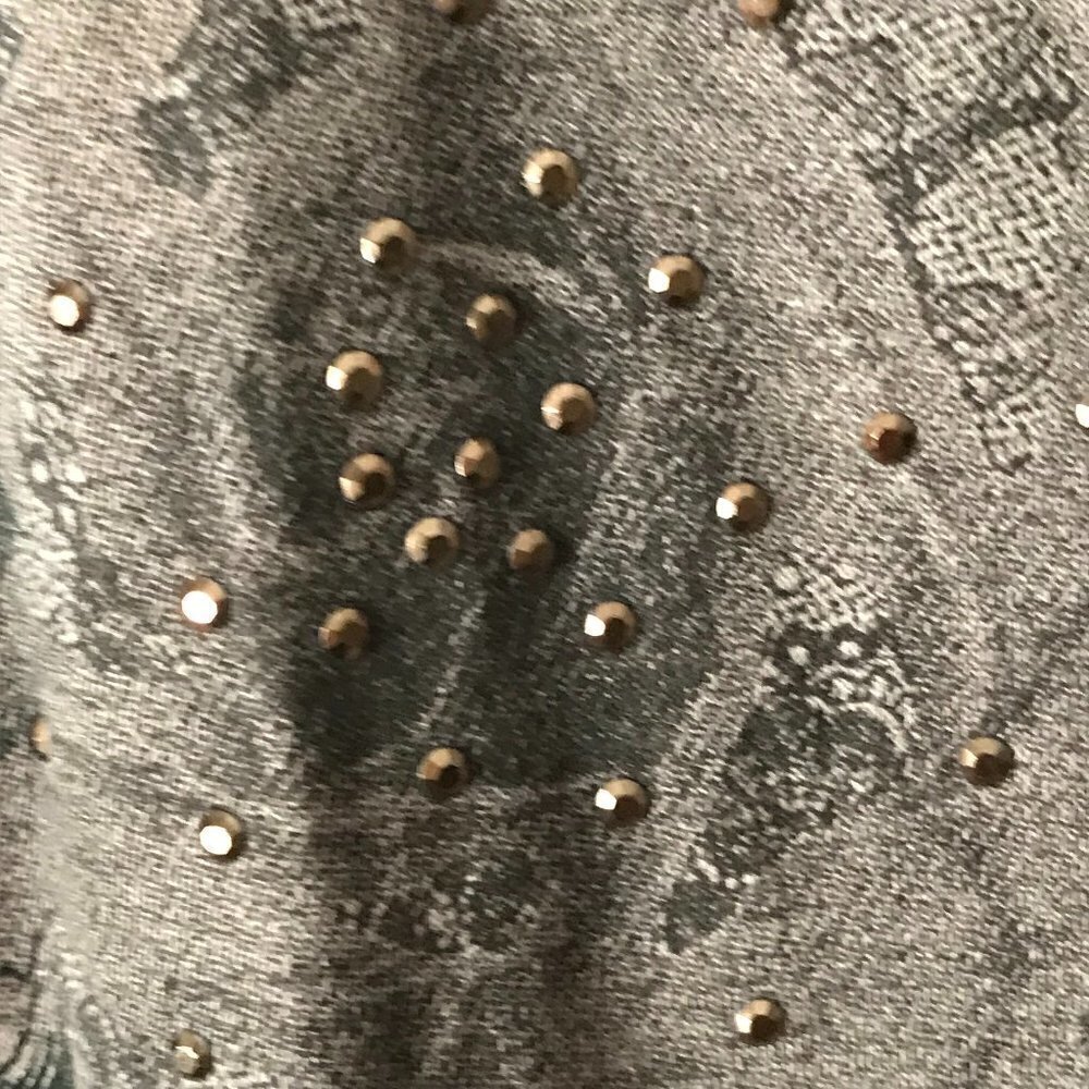 NWT - Robin K. Tattoo Floral with Embellished Tank Top - Picture 5 of 13
